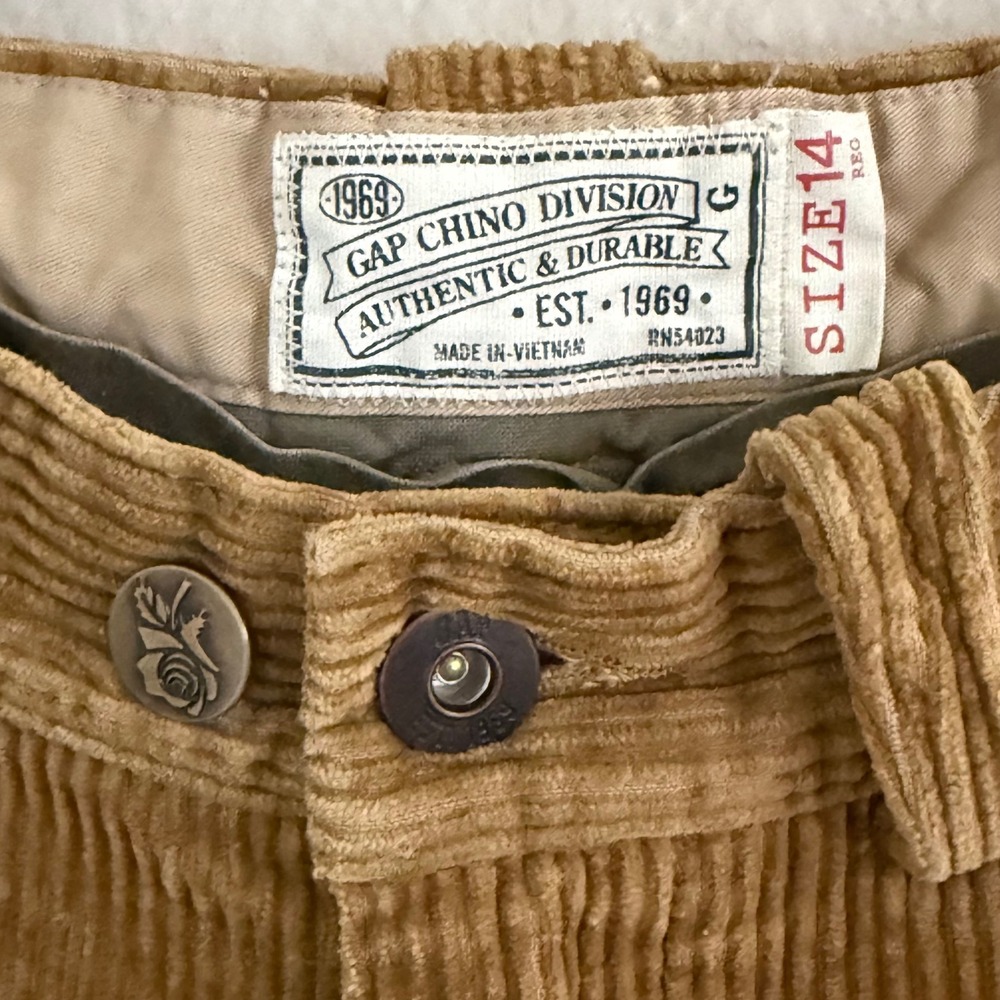 GAP Kids Tan Corduroy Trousers‎ - Picture 5 of 12